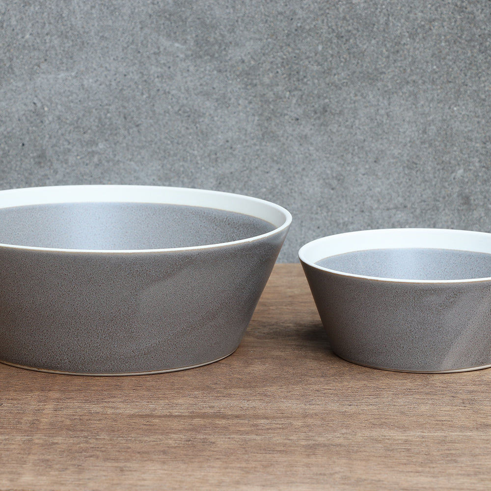 dishes bowl L (moss gray) /matte